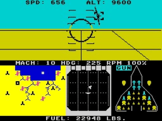 F-15 Strike Eagle screenshot 2 for ZX Spectrum